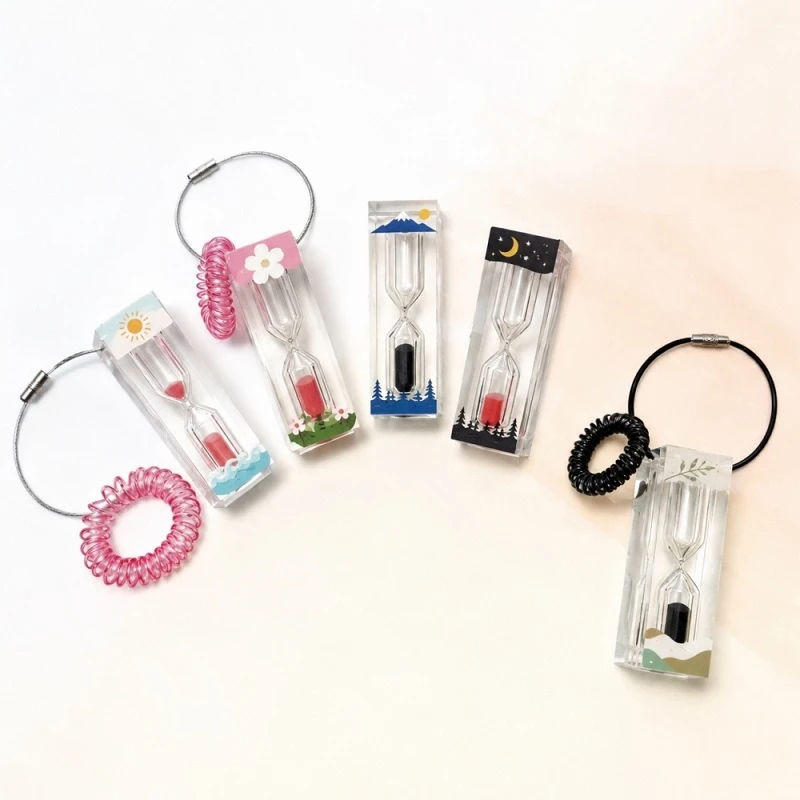 Cube Resin Acrylic Sand Timer factory