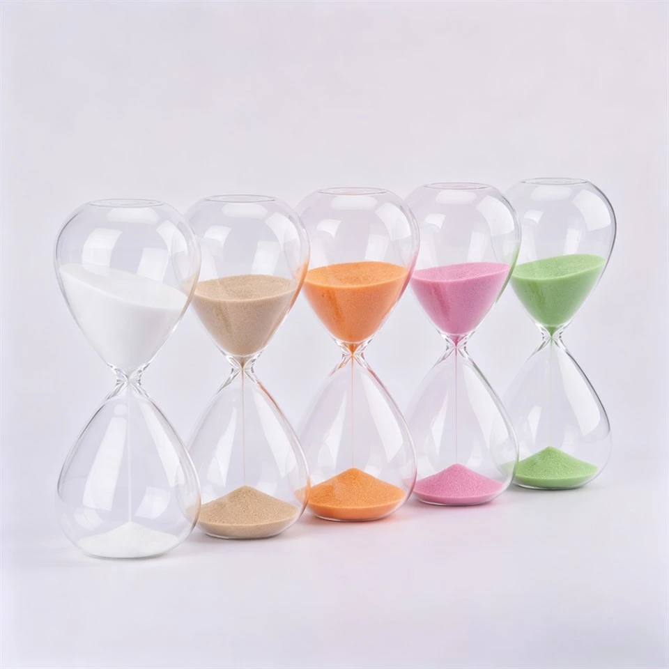 Flat Bottom Glass Sand Timer high quality