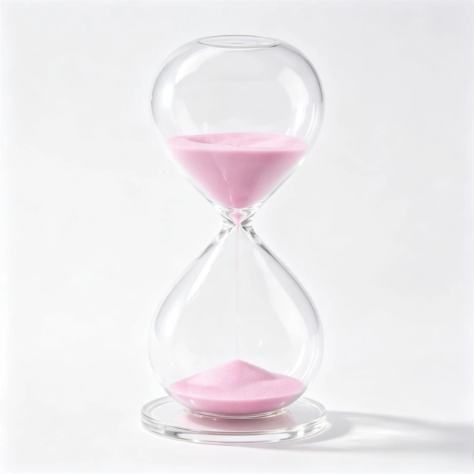 Flat Bottom Glass Sand Timer high quality