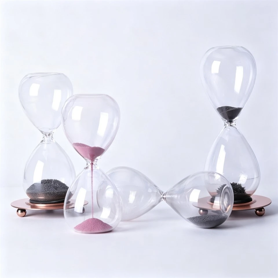Magnetic Sand Hourglass With Metal Base best