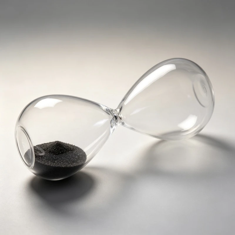 Magnetic Sand Hourglass With Metal Base high quality
