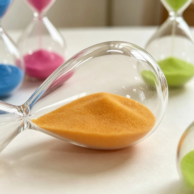 Oval Glass Sand Timer high quality