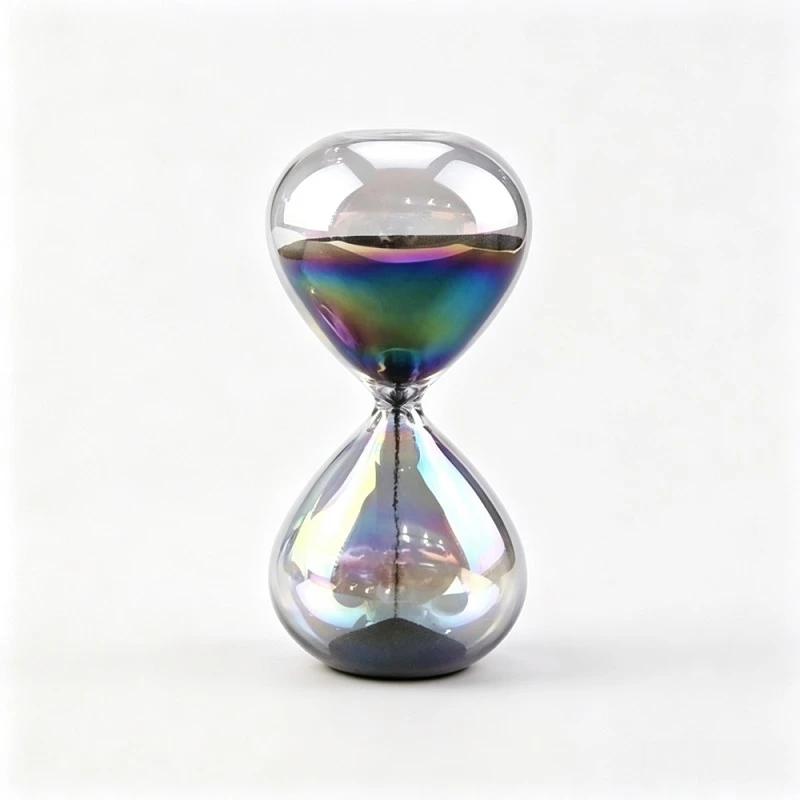 Rainbow Glass Sand Timer high quality