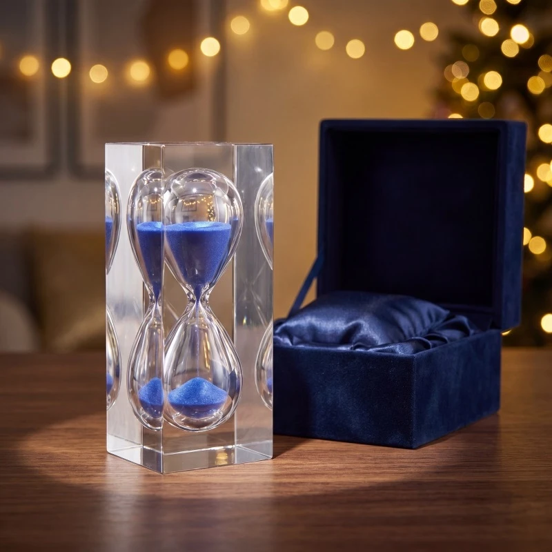 Resin Colored Acrylic Hourglass factory