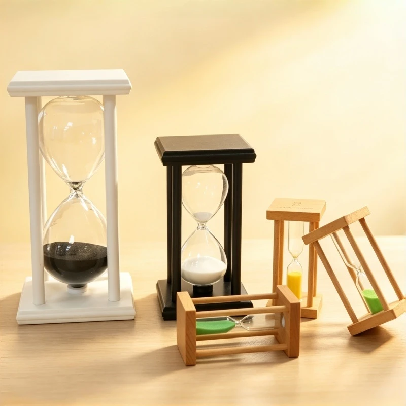 Square Four-Column Wooden Hourglass suppliers