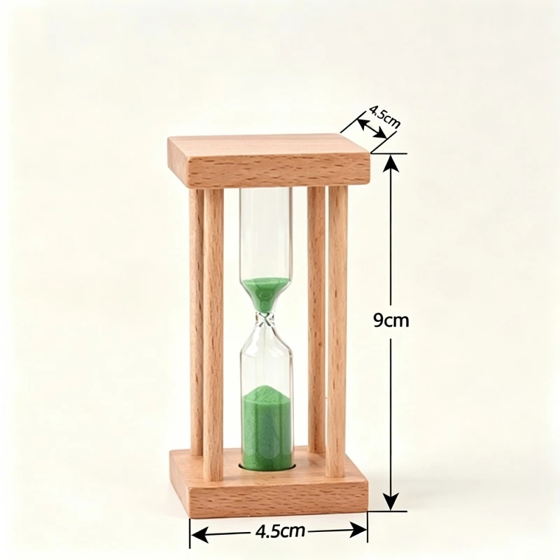 Square Four-Column Wooden Hourglass best