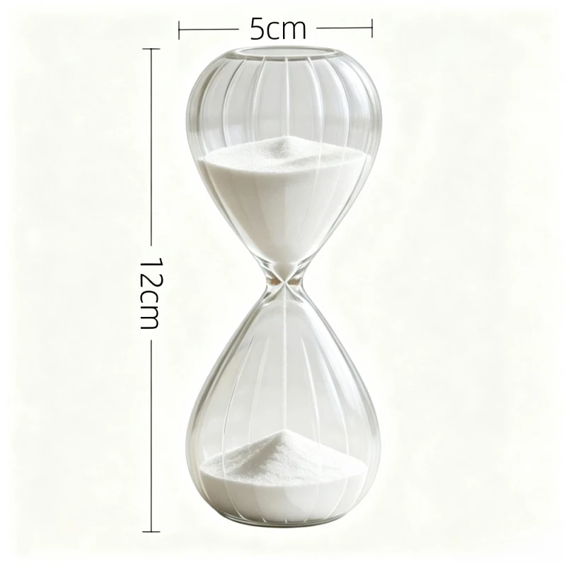 Textured Flat-Bottom Glass Hourglass best