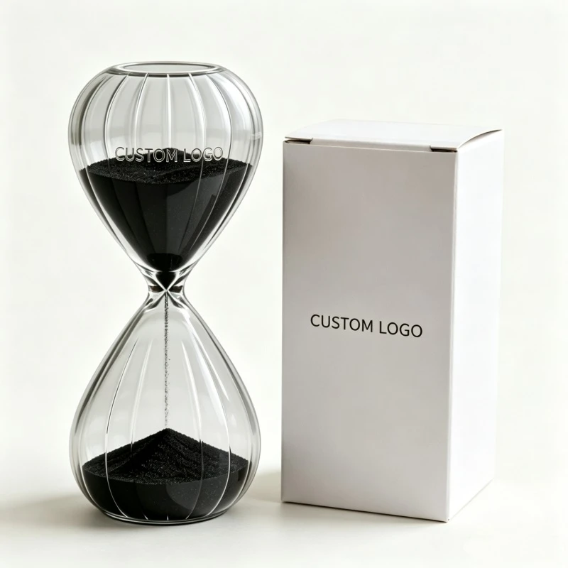 Textured Flat-Bottom Glass Hourglass price