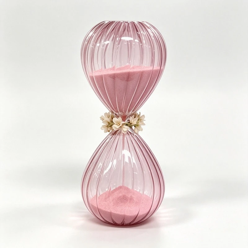 Textured Flat-Bottom Glass Hourglass suppliers