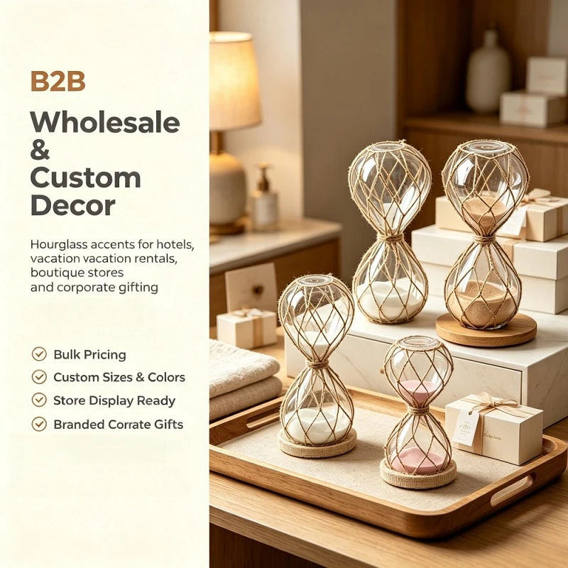 White Sand Hourglass With Rope price
