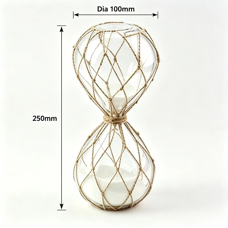 White Sand Hourglass With Rope best