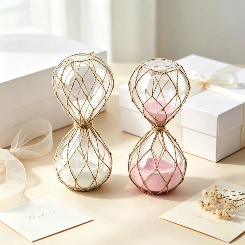 White Sand Hourglass With Rope high quality