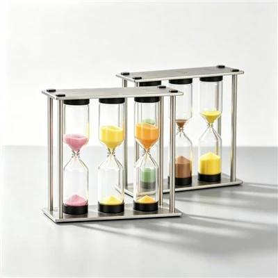 3-in-1 Metal Frame Sand Timer